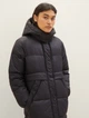 Куртка Tom Tailor Puffer coat with a hood XS Чорний 1037596ХХ14482 - изображение 4