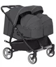 Коляска універсальна Carrello Connect CRL-5502/1 для двійні люлька-перенесення Serious Black - зображення 1