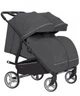 Коляска універсальна Carrello Connect CRL-5502/1 для двійні люлька-перенесення Serious Black - зображення 6