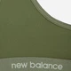 Спортивный топ для фитнеса женский New Balance Pace WB41048DEK XS Хаки (197375110554) - изображение 9