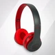 Беспроводные Наушники P-47 Bluetooth + MicroSD + FM Радио Серый с красным (71901SH786) - изображение 1