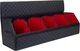 Сумка-органайзер у багажник EVAtech ECO XXL 30 x 30 x 100 см Чорна з чорною ниткою (EHECEWBBBR) - зображення 3