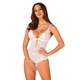 Еротичне напівпрозоре боді Obsessive Heavenlly crotchless teddy XS/S, з доступом - зображення 1