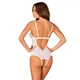 Еротичне напівпрозоре боді Obsessive Heavenlly crotchless teddy XS/S, з доступом - зображення 2