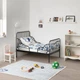 Раздвижная кровать с реечным дном IKEA МИННЕН, черный, 80x200 см, 391.246.22 - изображение 6