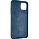 Чохол Fiji Silicone Case для Apple iPhone 12 бампер накладка Full Soft Dark Blue - зображення 2