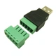 Переходник USB 2.0 Type-A штекер папа - клеммники 5pin - изображение 2