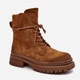 Trapery damskie na obcasie Narelona 38 Camel (5905677021318) - obraz 2