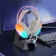 Наушники игровые с микрофоном HOCO Rich gaming headphones W109 RGB для Компьютер Ноутбук |AUX+USB, 2m| Белый - изображение 4