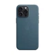 Чохол для Apple iPhone 15 Pro Max, FineWoven Case with MagSafe, синій, захисна накладка панель з матеріалу FineWoven, протиударний, для айфона, захист всього корпусу, підтримка бездротової зарядки і MagSafe, (ARM71990) - зображення 4