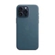 Чохол для Apple iPhone 15 Pro Max, FineWoven Case with MagSafe, синій, захисна накладка панель з матеріалу FineWoven, протиударний, для айфона, захист всього корпусу, підтримка бездротової зарядки і MagSafe, (ARM71990) - зображення 5