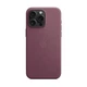 Чохол для Apple iPhone 15 Pro Max, FineWoven Case with MagSafe, бордовий, захисна накладка панель з матеріалу FineWoven, протиударний, для айфона, захист всього корпусу, підтримка бездротової зарядки і MagSafe, (ARM71989) - зображення 4