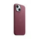Чехол для Apple iPhone 15 Plus, FineWoven Case with MagSafe, бордовый, защитная накладка панель из материала FineWoven, противоударный, для айфона, защита всего корпуса, поддержка беспроводной зарядки и MagSafe, (ARM71979) - изображение 2