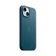 Чохол для Apple iPhone 15, FineWoven Case with MagSafe, синій, захисна накладка панель з матеріалу FineWoven, протиударний, для айфона, захист всього корпусу, підтримка бездротової зарядки і MagSafe, (ARM71974) - зображення 2
