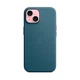 Чохол для Apple iPhone 15, FineWoven Case with MagSafe, синій, захисна накладка панель з матеріалу FineWoven, протиударний, для айфона, захист всього корпусу, підтримка бездротової зарядки і MagSafe, (ARM71974) - зображення 4