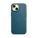Чохол для Apple iPhone 15, FineWoven Case with MagSafe, синій, захисна накладка панель з матеріалу FineWoven, протиударний, для айфона, захист всього корпусу, підтримка бездротової зарядки і MagSafe, (ARM71974) - зображення 6
