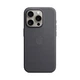 Чехол для Apple iPhone 15 Pro, FineWoven Case with MagSafe, черный, защитная накладка панель из материала FineWoven, противоударный, для айфона, защита всего корпуса, поддержка беспроводной зарядки и MagSafe, (ARM71982) - изображение 4