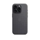 Чехол для Apple iPhone 15 Pro, FineWoven Case with MagSafe, черный, защитная накладка панель из материала FineWoven, противоударный, для айфона, защита всего корпуса, поддержка беспроводной зарядки и MagSafe, (ARM71982) - изображение 6