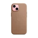 Чохол для Apple iPhone 15, FineWoven Case with MagSafe, коричневий, захисна накладка панель з матеріалу FineWoven, протиударний, для айфона, захист всього корпусу, підтримка бездротової зарядки і MagSafe, (ARM71973) - зображення 7