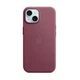 Чехол для Apple iPhone 15, FineWoven Case with MagSafe, бордовый, защитная накладка панель из материала FineWoven, противоударный, для айфона, защита всего корпуса, поддержка беспроводной зарядки и MagSafe, (ARM71976) - изображение 1