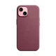 Чехол для Apple iPhone 15, FineWoven Case with MagSafe, бордовый, защитная накладка панель из материала FineWoven, противоударный, для айфона, защита всего корпуса, поддержка беспроводной зарядки и MagSafe, (ARM71976) - изображение 4