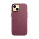 Чехол для Apple iPhone 15, FineWoven Case with MagSafe, бордовый, защитная накладка панель из материала FineWoven, противоударный, для айфона, защита всего корпуса, поддержка беспроводной зарядки и MagSafe, (ARM71976) - изображение 7