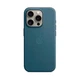 Чохол для Apple iPhone 15 Pro, FineWoven Case with MagSafe, синій, захисна накладка панель з матеріалу FineWoven, протиударний, для айфона, захист всього корпусу, підтримка бездротової зарядки і MagSafe, (ARM71985) - зображення 4