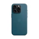 Чохол для Apple iPhone 15 Pro, FineWoven Case with MagSafe, синій, захисна накладка панель з матеріалу FineWoven, протиударний, для айфона, захист всього корпусу, підтримка бездротової зарядки і MagSafe, (ARM71985) - зображення 6