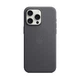 Чехол для Apple iPhone 15 Pro Max, FineWoven Case with MagSafe, черный, защитная накладка панель из материала FineWoven, противоударный, для айфона, защита всего корпуса, поддержка беспроводной зарядки и MagSafe, (ARM71987) - изображение 1