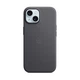Чехол для Apple iPhone 15 Plus, FineWoven Case with MagSafe, черный, защитная накладка панель из материала FineWoven, противоударный, для айфона, защита всего корпуса, поддержка беспроводной зарядки и MagSafe, (ARM71977) - изображение 1