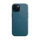 Чехол для Apple iPhone 15 Plus, FineWoven Case with MagSafe, синий, защитная накладка панель из материала FineWoven, противоударный, для айфона, защита всего корпуса, поддержка беспроводной зарядки и MagSafe, (ARM71980) - изображение 7