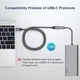 Кабель-подовжувач BASESAILOR Type-C to Type-C USB3.1 Gen2 10Gbps 100W 2м Grey - зображення 5