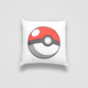 Подушка декоративна з дитячим оригінальним принтом "Червоно-біла куля Pokemon. Покемони" Push IT П000748 - зображення 1