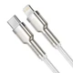 Кабель Baseus Cafule Metal Type-C to Lightning PD 20W (1m) black - изображение 6