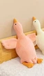 Плюшевая игрушка подушка My Kigu Гусь Обнимусь Антистресс Мягкая Розовая 170 см (9051) - изображение 2