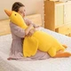 Плюшевая игрушка подушка My Kigu Гусь Обнимусь Антистресс Мягкая Желтая 170 см (9050) - изображение 2