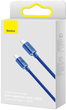 Кабель Baseus Crystal Shine Series Fast Charging Data Cable Type-C to Type-C 100 Вт 2 м Blue (CAJY000703) - зображення 5