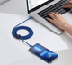 Кабель Baseus Crystal Shine Series Fast Charging Data Cable Type-C to Type-C 100 Вт 2 м Blue (CAJY000703) - зображення 7