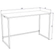 Стол письменный Knap Knap Liner Loft Дуб крафт золотой / Чёрный каркас 1200х510х750 S203001504 - изображение 3