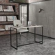 Стол письменный Knap Knap Liner Loft Дуб крафт белый / Чёрный каркас 1200х510х750 S203001511 - изображение 2