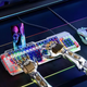 Клавіатура INPHIC K9 MECHA дротова повнорозмірна з регульованим підсвічуванням RGB, безшумна, синьо-білий (Eng) - зображення 4