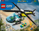 Zestaw klocków LEGO City Helikopter ratunkowy 226 elementów (60405) - obraz 1