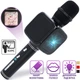 Мікрофон для караоке Magic Karaoke YS-61 Чорний з Bluetooth колонкою 2в1 LED підсвічуванням та Rec Фонограмою Ехо Зміною голосу з Курсом по вокалу Новий з дефектом б/в - зображення 1
