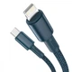 Кабель Baseus High Density Braided Type-C to Lightning PD 20W (1m) blue - изображение 6