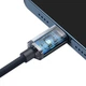 Кабель Baseus Crystal Shine Series Fast Charging Type-C to Lightning 20 Вт (1.2м) blue (CAJY000203) - изображение 3