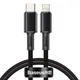 Кабель Baseus High Density Braided Type-C to Lightning PD 20W (1m) black - изображение 1