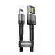 Кабель Baseus Cafule Lightning Special Edition 2.4A (1m) gray - изображение 1