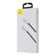 Кабель Baseus Cafule Metal Type-C to Type-C 100W (1m) black CATJK-C01 - изображение 2