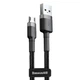 Кабель Baseus Cafule Micro USB 2.4A (1m) gray/black - изображение 1
