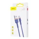 Кабель Baseus Cafule Lightning 2.4A (1m) red/black - изображение 7